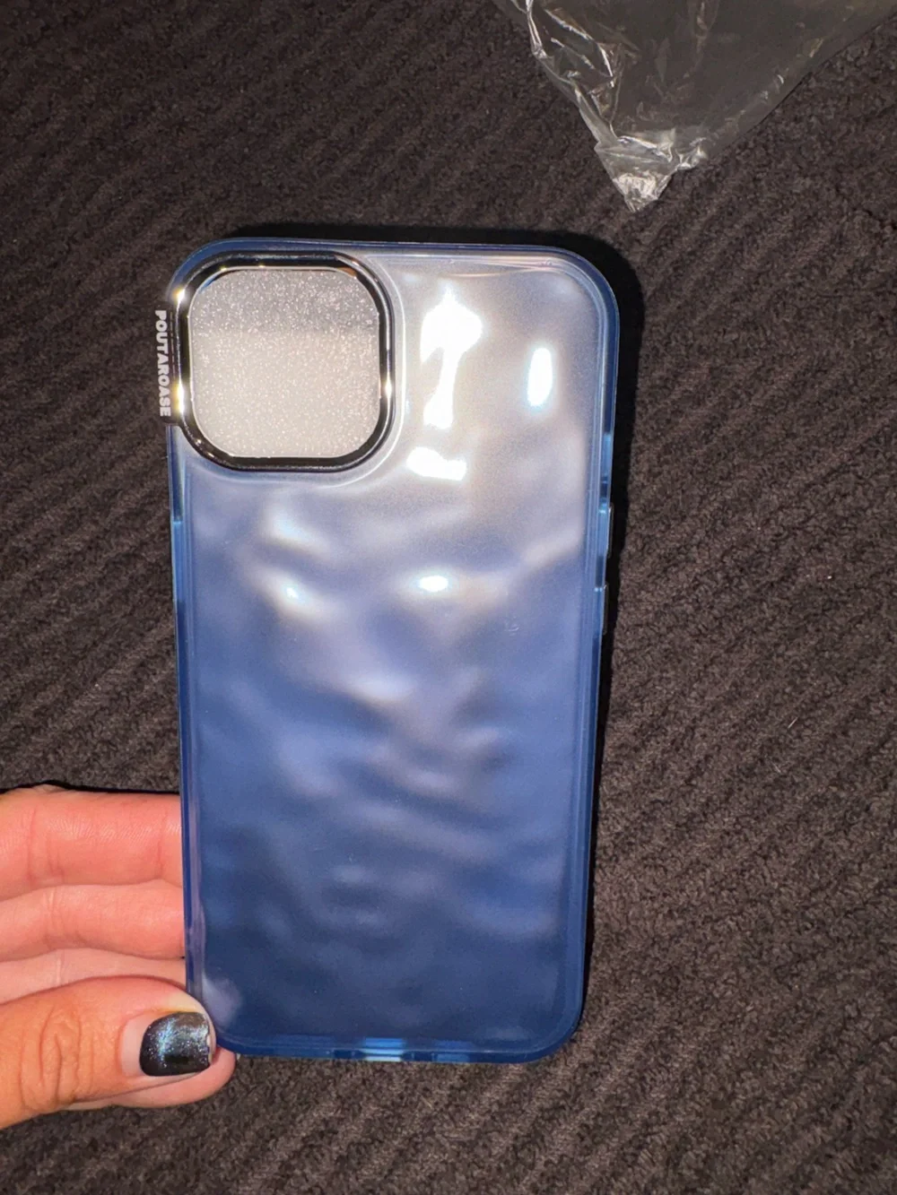 Blue Protective Phone Case - Slim Shock-Absorbent Cover IPhone 16